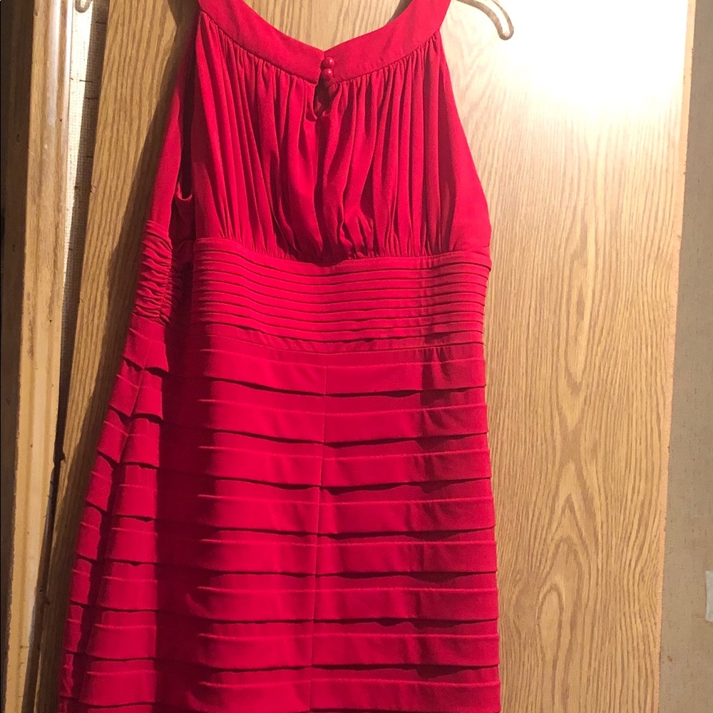 Women red dress